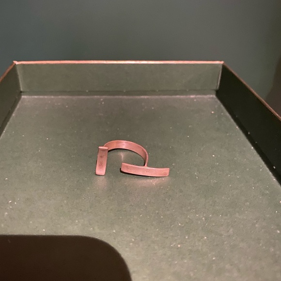 Handmade sterling silver ring size 6 - Picture 4 of 5